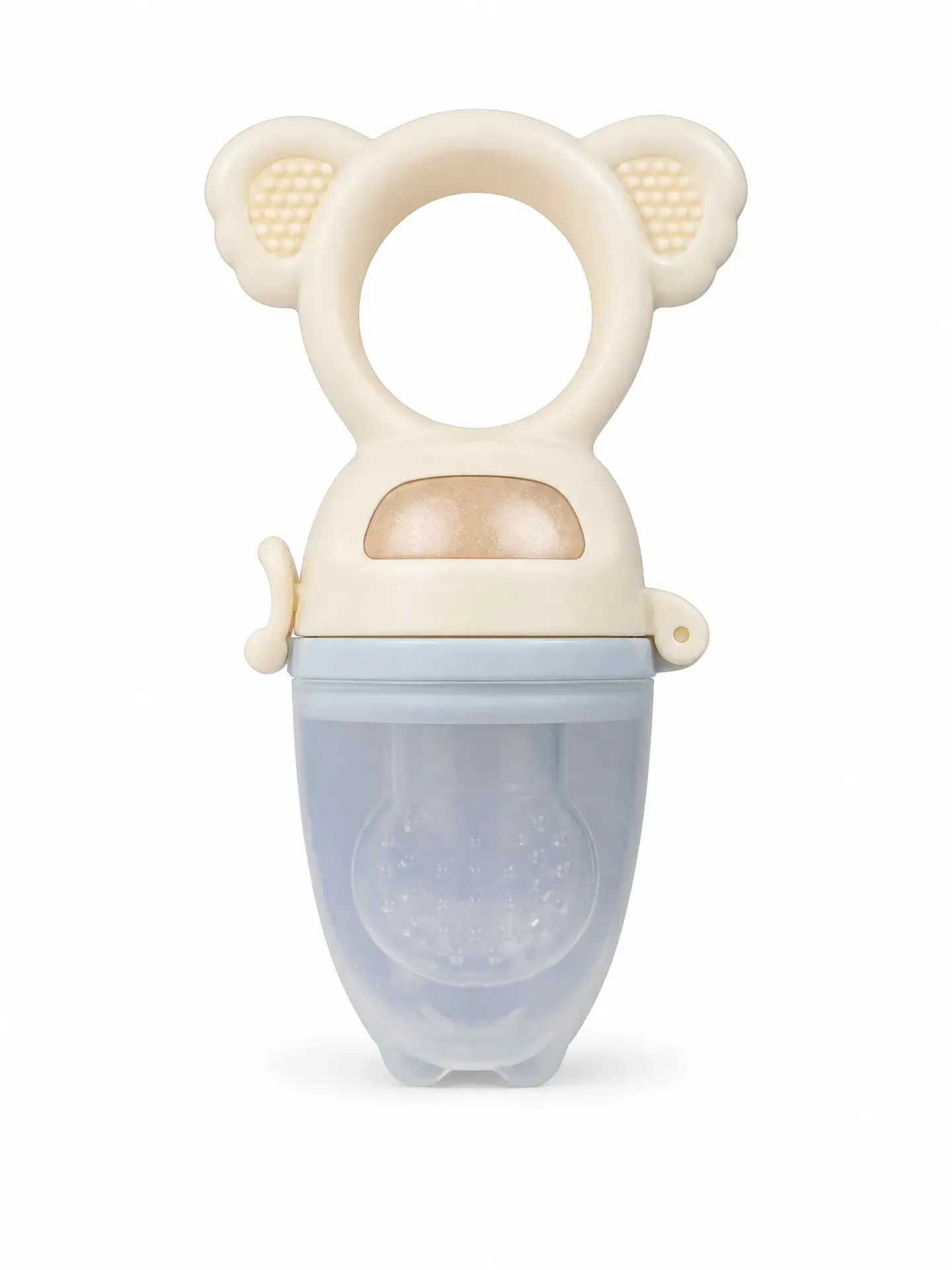 Sucette Grignoteuse Alimentaire avec Anneau de Dentition Intégré en Silicone | Mammia Jaune/Vert  4m+
