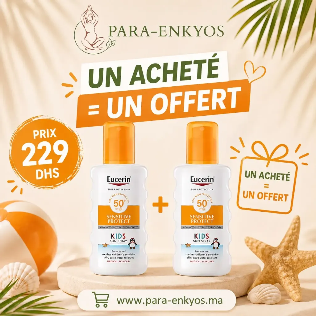 Eucerin Protection Crème Solaire pour enfant Sensitive Spray SPF50+ 200ml