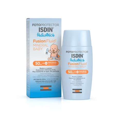 ISDIN protection solaire Fotoprotecteur Fusion Water minéral Pediatrics spf50+ | 50ml