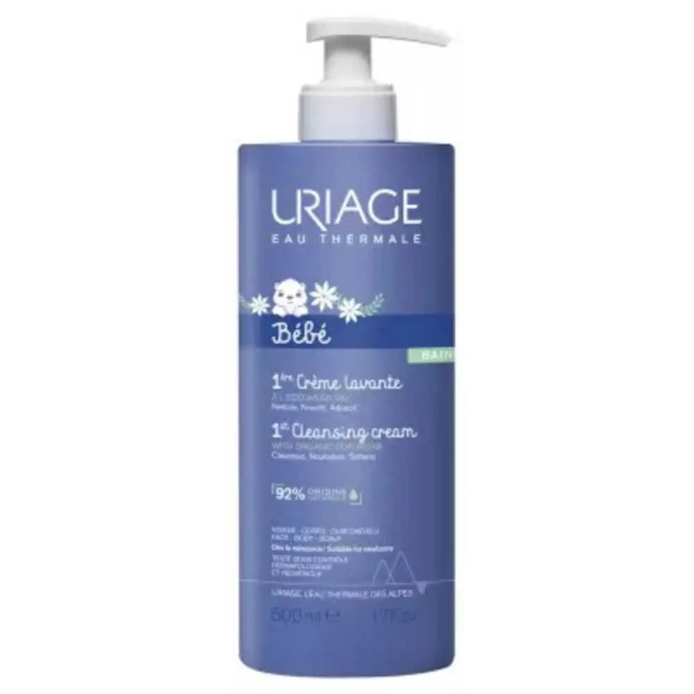 Uriage - 1ère Crème Lavante Visage Corps  et Cheveux 1L