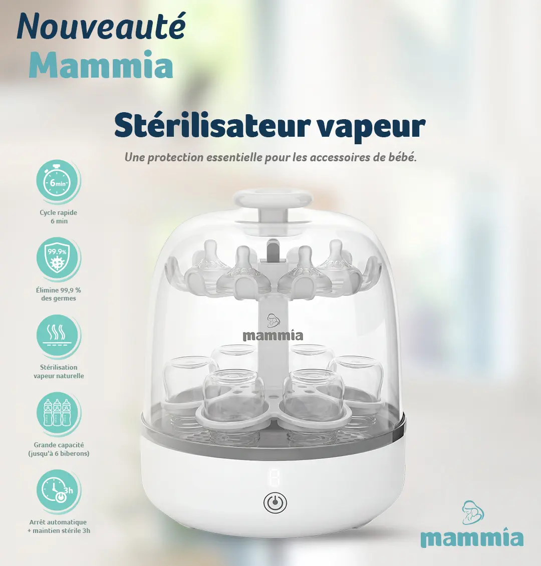 Stérilisateur de Biberons | Mammia