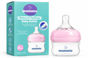 Biberon 0m+ Natural Feeling Tétine en silicone 90ml – Rose | Mammia