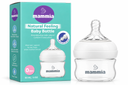 Biberon 0m+ Natural Feeling Tétine en silicone 90ml – Blanc  | Mammia
