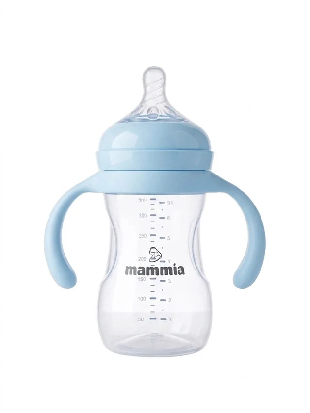 Biberon Natural Feeling avec Poignées 3m+ 240 ml – Bleu  | Mammia