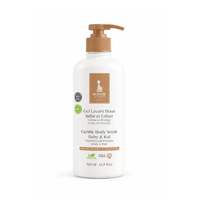 Gel Lavant Doux Bébé et Enfant – 500 ml | Sophie la Girafe