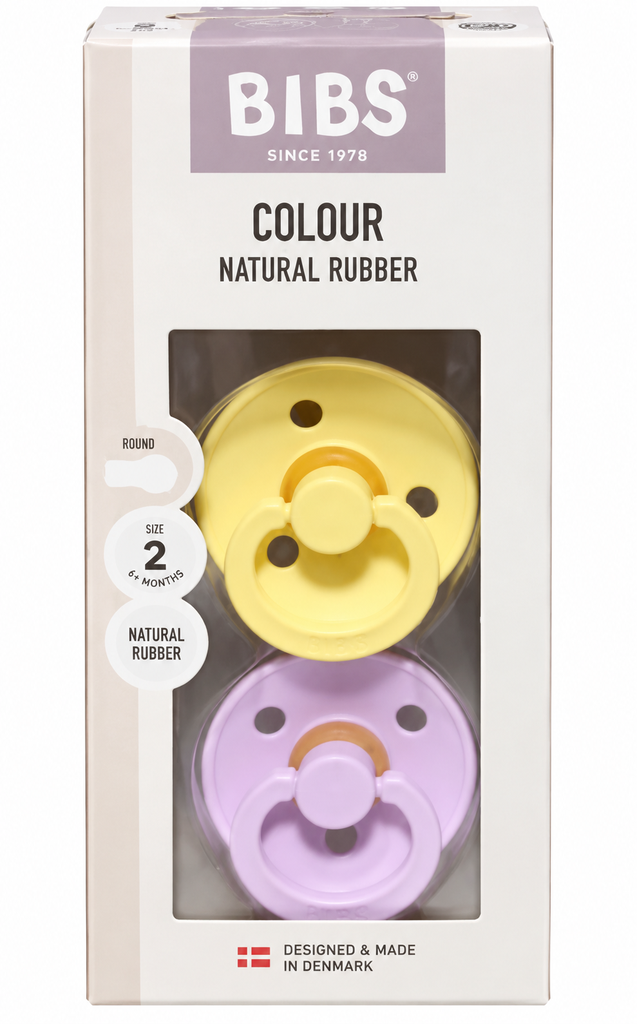 Bibs Lot de 2 Sucettes Ronde Taille 2 (6-12m)