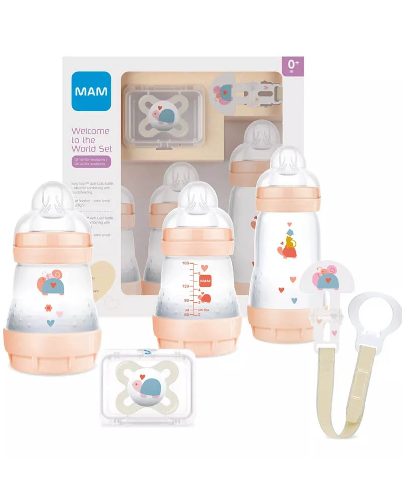 Coffret Nouveau-né 0m+ Corail | MAM