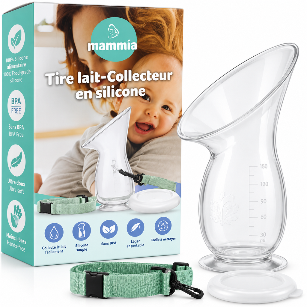 Tire lait Manuel Collecteur en Silicone | Mammia