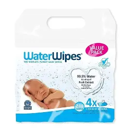 WaterWipes Pack مناديل مبللة للأطفال 4×60 وحدة