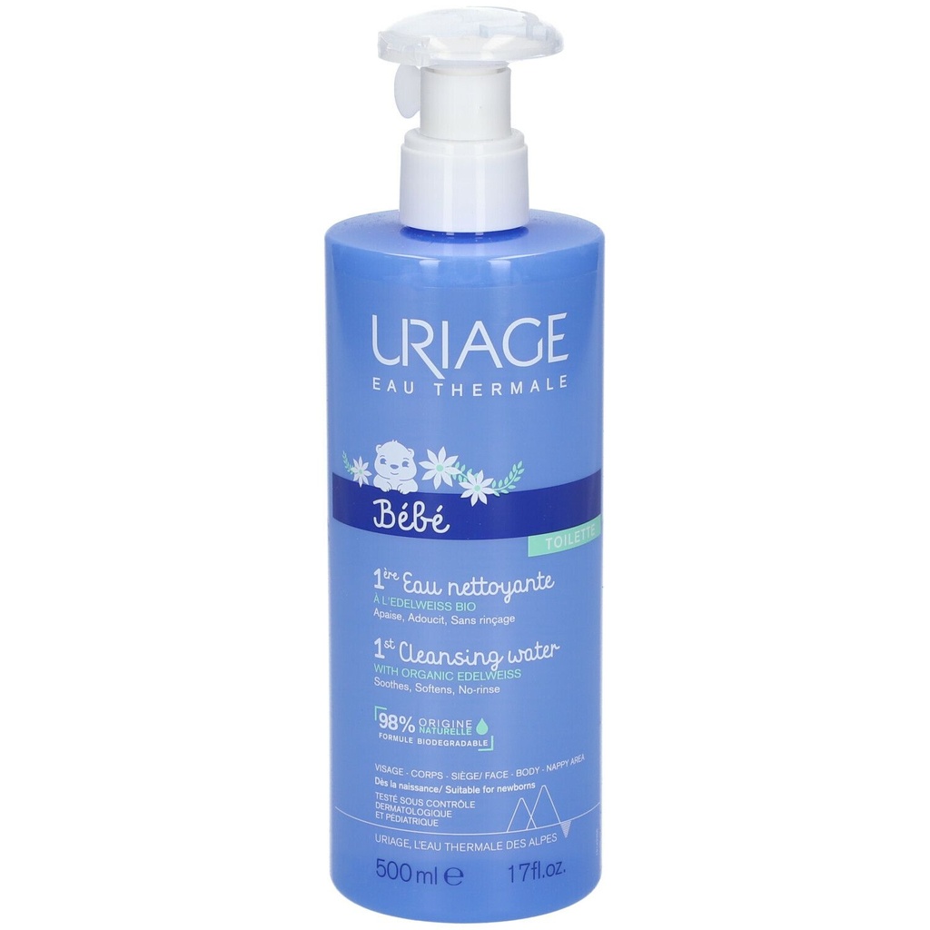 Uriage - Eau nettoyante BéBé 1L