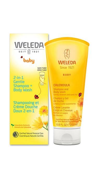 Weleda - 2 en 1 Crème lavante Corps et Cheveux au Calendula