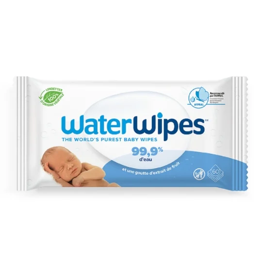 WaterWipes 1 Packs de Lingettes Bébé Sachet de 60 Unités