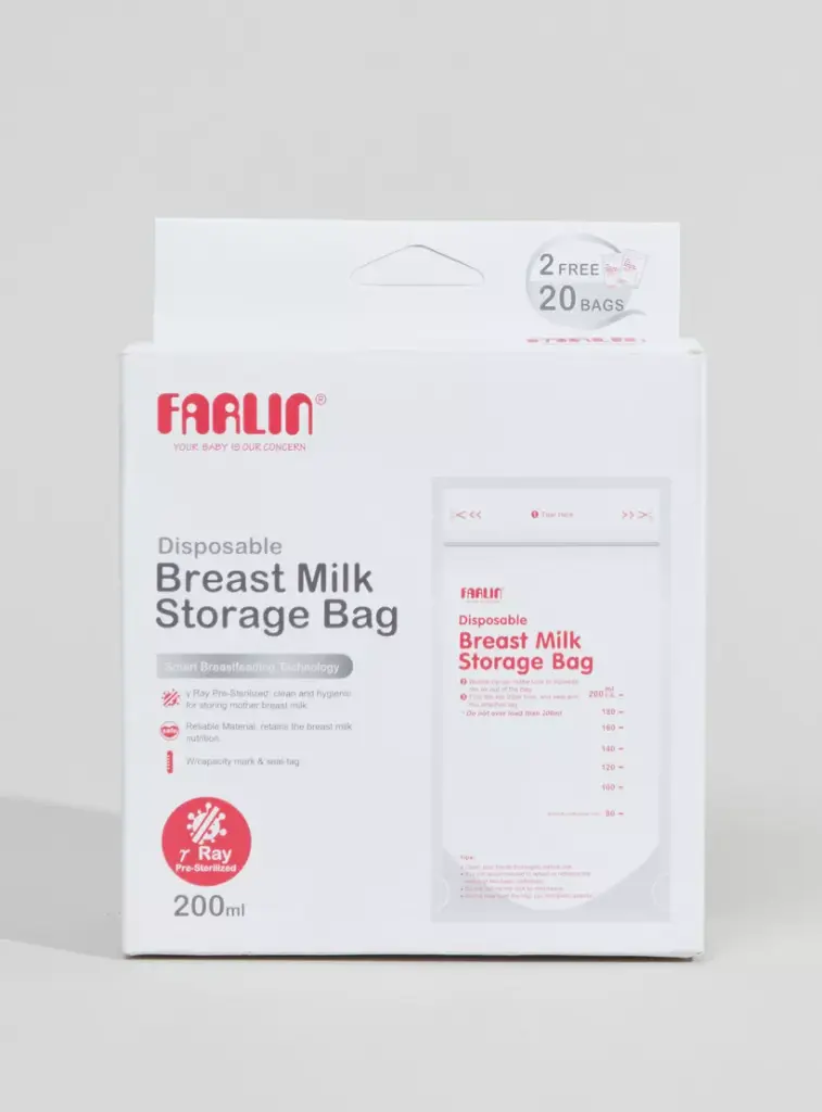 FARLIN – Sac de Conservation pour Lait Maternel 200 ML