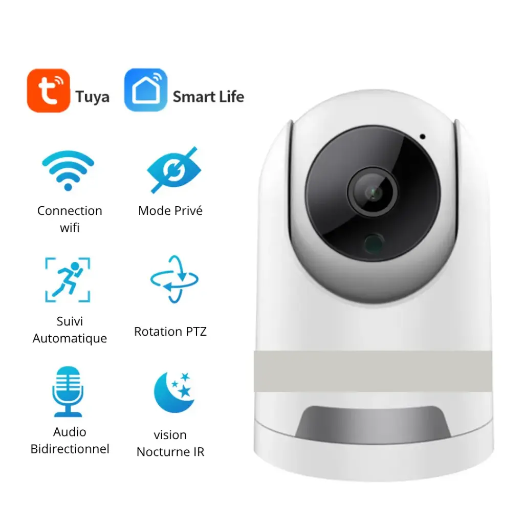 كاميرا مراقبة بيبي اتش دي متوافقة مع نظام تويا واللاسلكي سمارت هوم