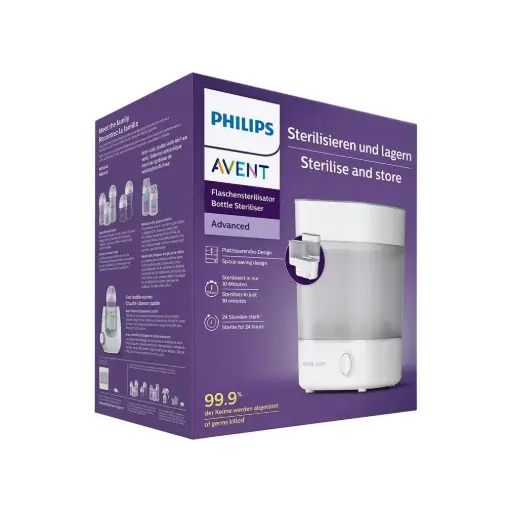Philips Avent Stérilisateur électrique à vapeur, stérilisation en 10 minutes