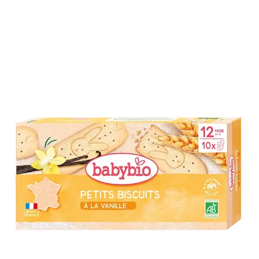 بيبي بايو كوكيز الفانيليا الصغيرة +12 سنة 160 جرام