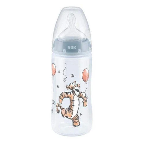 NUK First Choice + Biberon avec Contrôle de la température | Disney Winnie l’Ourson 0-6 mois - 300 ml