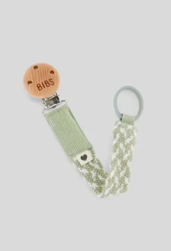 مشبك لهاية من BIBS - أخضر فاتح