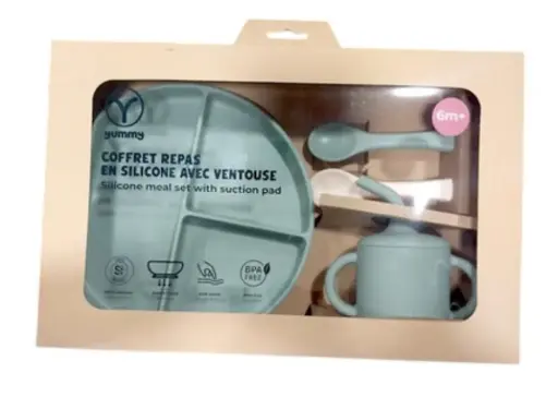 Coffret repas en silicone Yummy