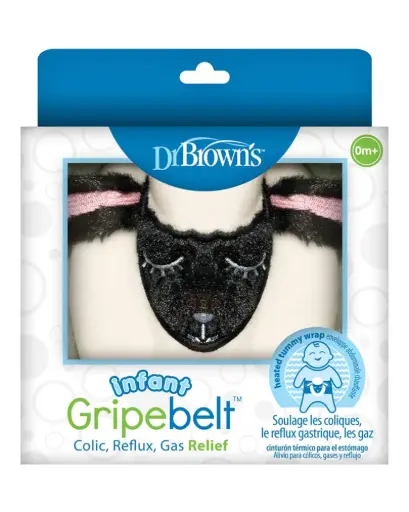 Dr. Brown’s Ceinture de protection pour bébé, Anti-coliques • Anti-reflux – Agneau