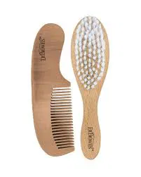 Dr Brown’s Ensemble Peigne doux et Brosse en Bois