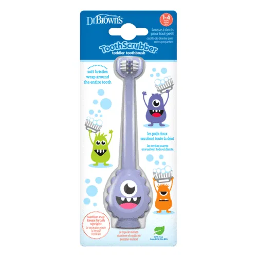 Dr. Brown’s Brosse à Dents Monster 1-4A – Mauve