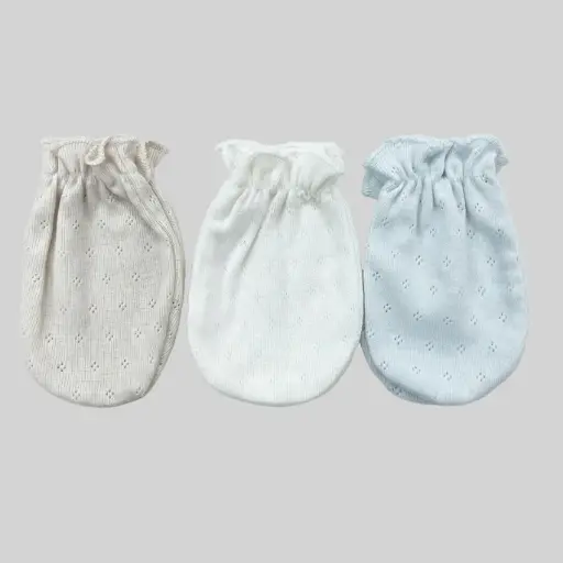 Lot de 3 Moufles Bebe | Caramell  